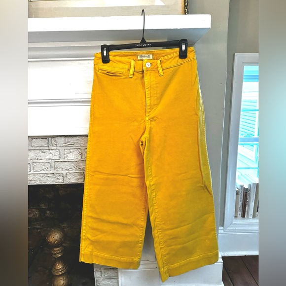 Madewell Emmett Wide Leg Crop Pants - Picture 7 of 8